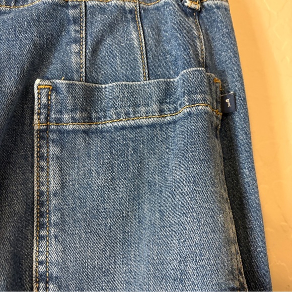 Anthropologie Pilcro Skipper Blue Wide Leg Jeans 31/10 - Picture 6 of 15